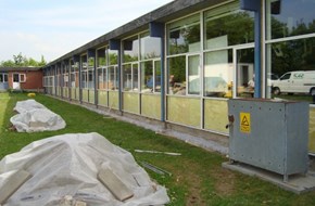 Energirenovering af facade på Søagerskolen